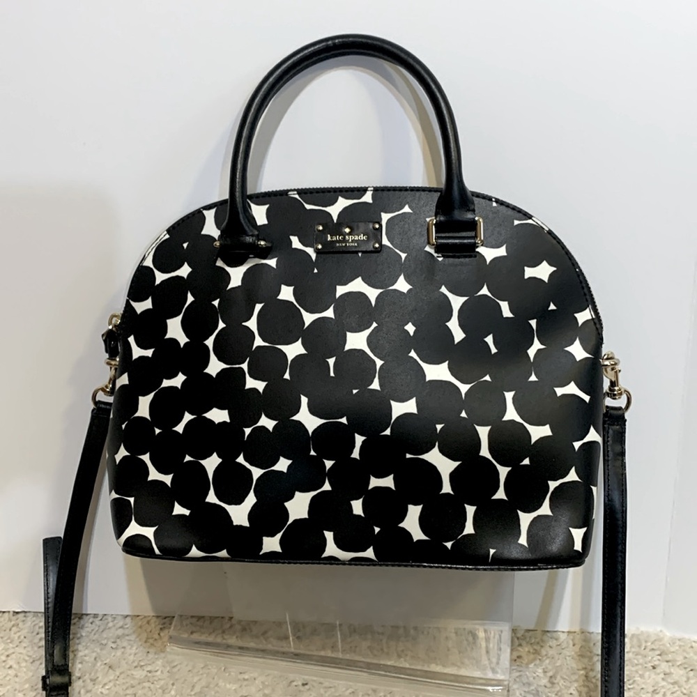 Kate spade Karli black splodge bag